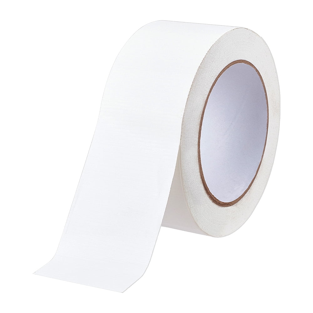 1 Roll PE Plastic Adhesive Tapes Waterproof Carpet Tape White 50mm 25m ...