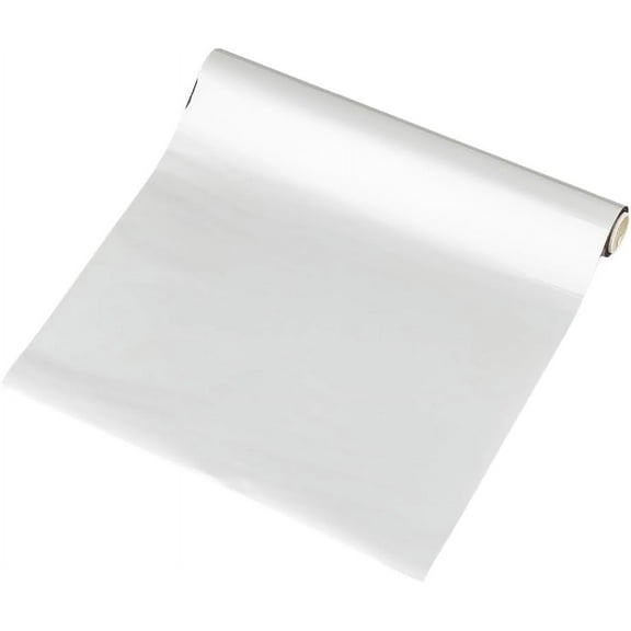 1 Roll PET Stamping Hot Foil Paper Transfer Foil Paper Elegance Laser Printer Craft Paper Silver 193mm 8m/roll