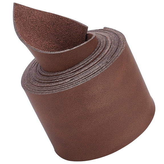1 Roll PU Leather Fabric for Shoes Bag Sewing Patchwork DIY Craft Appliques Coconut Brown 5x0.13cm 2m/rollDIY