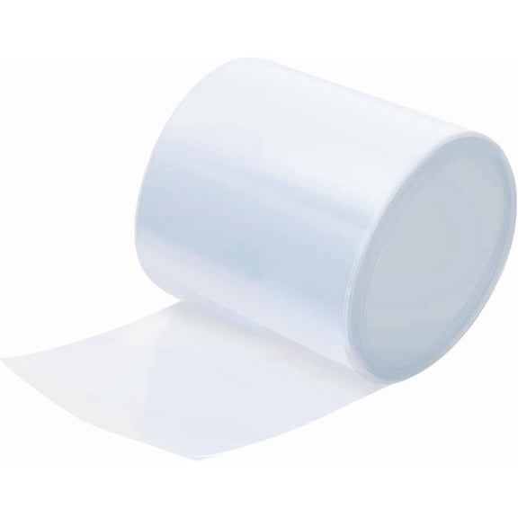 1 Roll PVC Cable Sleeves Heat Shrink Tubing Insulation Non-Slip Waterproof Clear 100x0.2mm 5m/roll