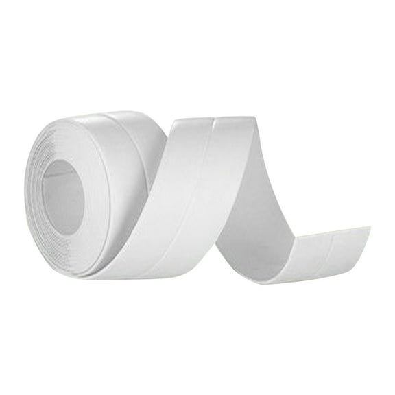 1 Roll PVC Waterproof Toilet Caulk Strip Self Sealing Tape for Kitchen Bathroom Tile Gap Seam Sticker 5m×3.8cm