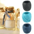 thumbnail image 1 of 1 Roll Paper Ribbon Wear-resistant Multi-Purpose 17 Colors Raffia Ribbon Paper Rope for Gift Pink Paper, 1 of 6
