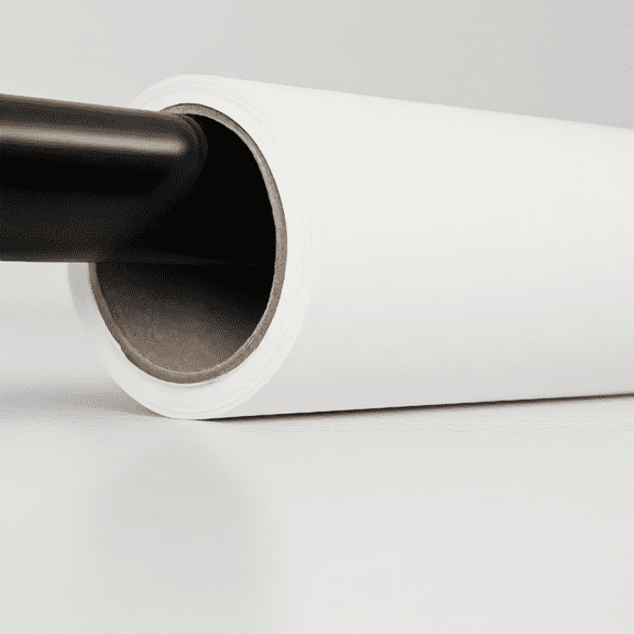 1 Roll Photography Backdrop Paper, 53 Inch x 16 ft, Non-Reflective Seamless Background, Arctic White