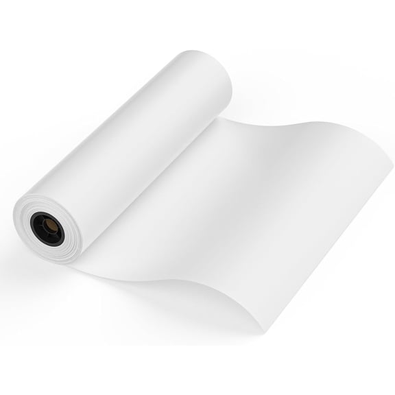 1 Roll Plotter Paper for CAD Printing on Wide Format Ink Jet Printers,20lb 2"Core CAD Bond Rolls