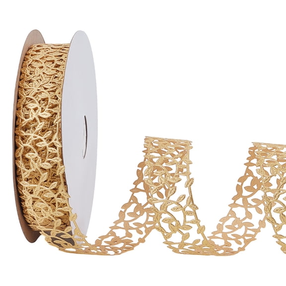 1 Roll Polyeste Knurled Tape Ribbon for Clothes Accessories Light Khaki 1-1/8 inch(29mm)