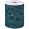 1 Roll Polyester Cord Twisted Cord Dark Cyan 5mm about 18~19yards/roll ...