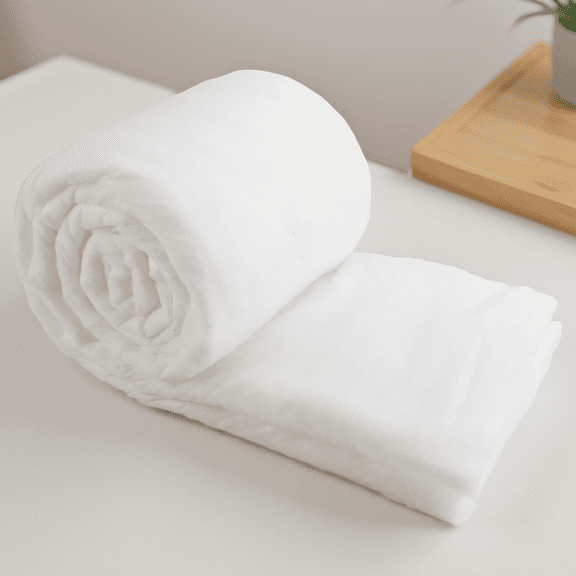 1 Roll Polyester Upholstery Batting, 1/2 Inch Thick Dacron Cushion Wrap for Foam Padding, DIY Projects