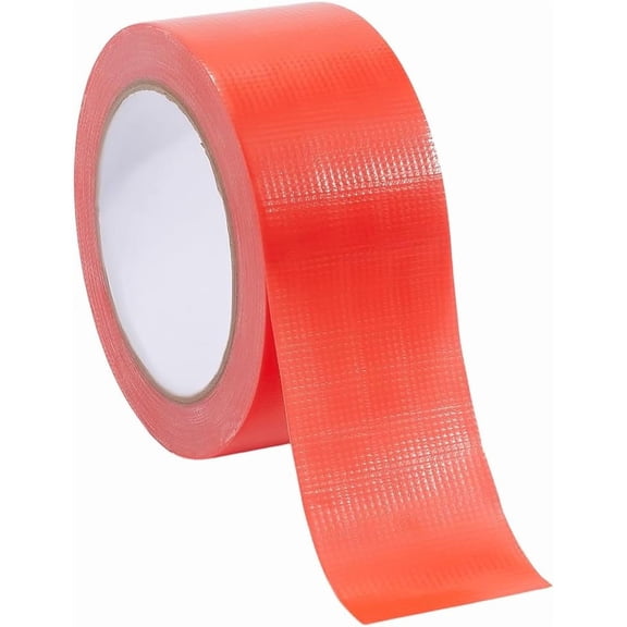 1 Roll Polyethylene Gauze Adhesive Tapes for Fixing Carpet Bookbinding Repair Cloth Tape Flat Red 5cm 25m/roll