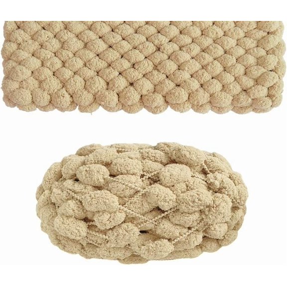 1 Roll Pomp-A-Doodle Yarn,Used for Car seat Cushion, Blanket and Other DIY Knitting Yarn Craft Projects 150g/Roll