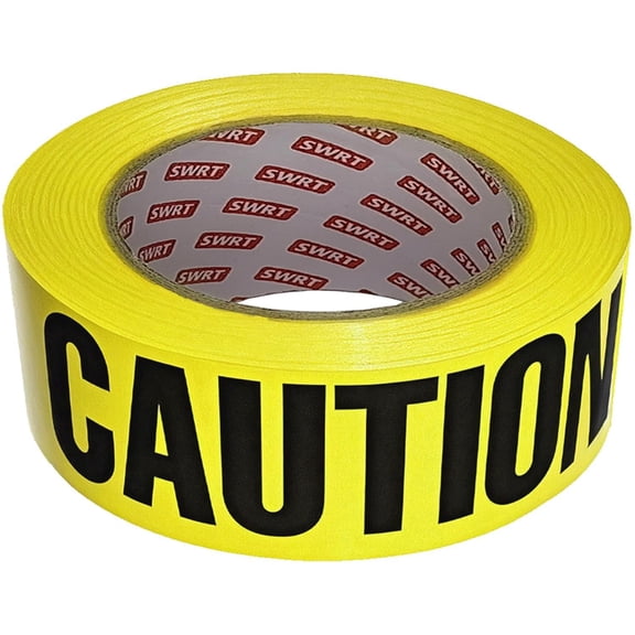 1 Roll Premium Yellow Caution Tape, 3 Inch x 1000FT Bright Hazard Tape with Bold Black Text for Danger Zones/Sporting Events, Construction Tape for Crime Scenes/Halloween Decor