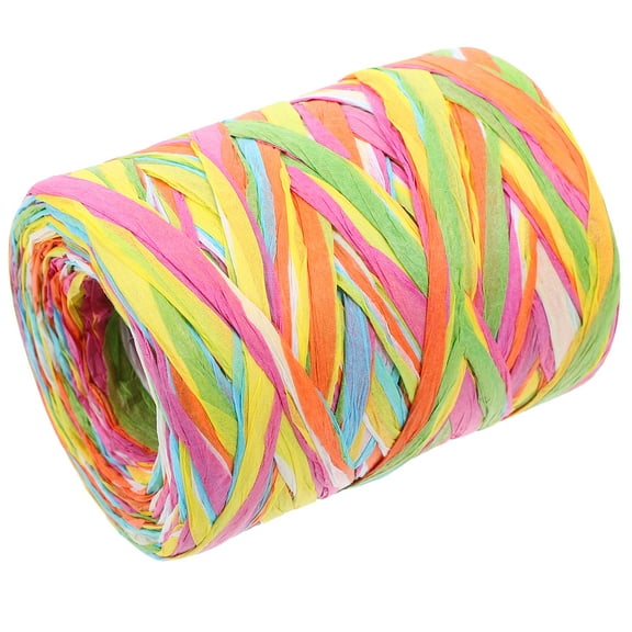 1 Roll Raffia Ribbons for Wrapping Decorative Paper Ribbon