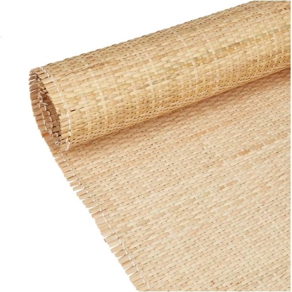 1 Roll Rattan Placemats Rolling Washable Heat-resistant Table Mat Floor Rug White 400x2mm 1m for Handmade