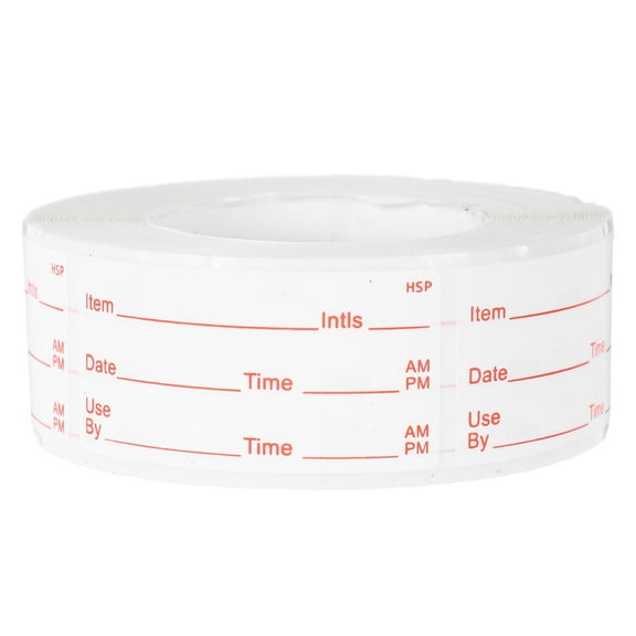 1 Roll Removable Food Date Labels Stickers for Kitchen Restaurant Freezer Labels Removable Labels Food Container Labels Food Labels