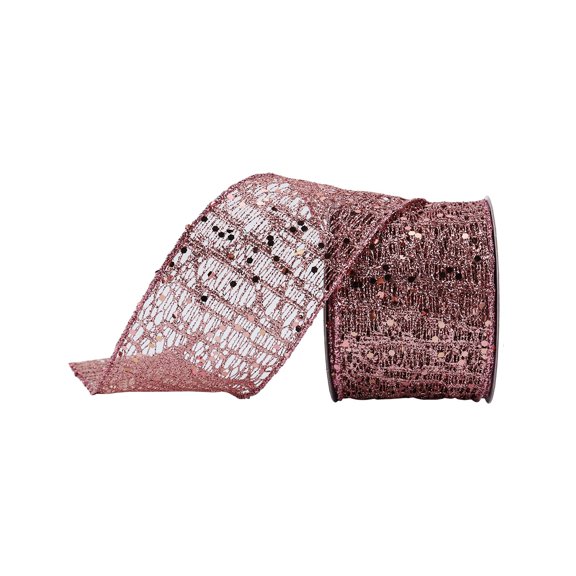 1 Roll Ribbon Christmas Bow Ribbon Polyester For Gift Wrapping Crafting Gold