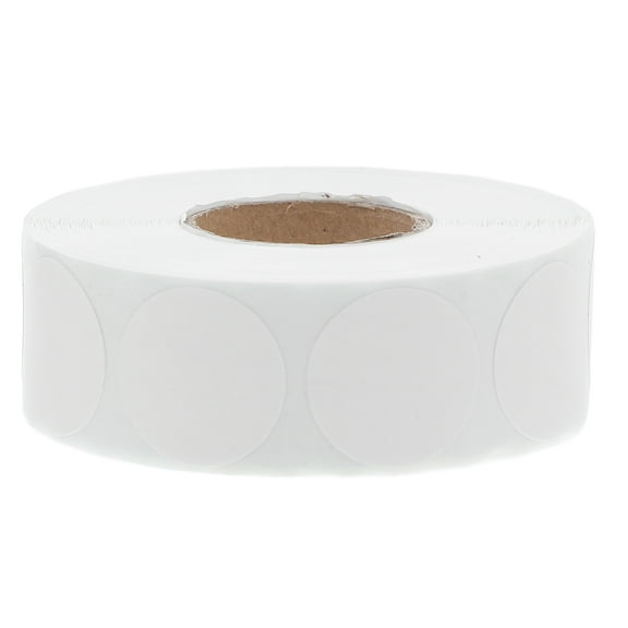 1 Roll Round Adhesive Stickers Circle Dot Sticker Labels For Labeling Canning Jars Office Classroom Party Writable Printable