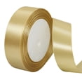 thumbnail image 1 of 1 Roll Satin Ribbon, 1 Inch X 25 Yards Ribbon for Wrapping Craft Fabric Ribbon for Gift Wrapping, Wedding Decoration, Handmade Bows, Wrapping Bouquet and More, 1 of 4