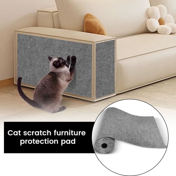 1 Roll Self Adhesive Carpet Peel and Stick Non-Slip Hardwearing Soft Padded Carpet Tiles Pet Rugs Covers Scratch Protector Mat for DIY Home Bedroom Flooring Office (Light Gray,XS)