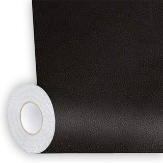  Printed Leather Repair Patch Tape Kit Self Adhesive Leather  Repair Patch for Furniture, Couch, Sofa, Car Seats,Office Chair,Vinyl  Repair Kit (Black Flower,150 * 140cm)