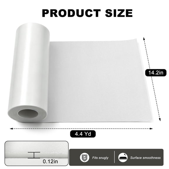 1 Roll Single-Sided Fusible Foam Stabilizer, 14.2 Inch x Yard Iron- Flex Foam Interfacing for , 0.12 Inch Thick