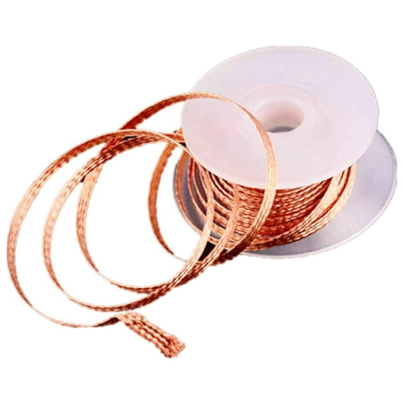 1 Roll of Solder Wire, Copper Roll Bendable Oxidation Resistance Widely Applicable Wire Repair Tool for Circuit Board, Repair of Cable and other Electrical Devices