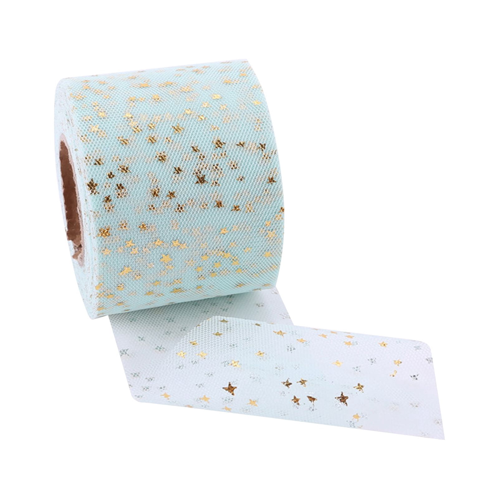 Paper Sparkly Ribbon 1 Roll Stars Ribbon Sparkly Multi-color Thin Glitter Trimming Wrap ...