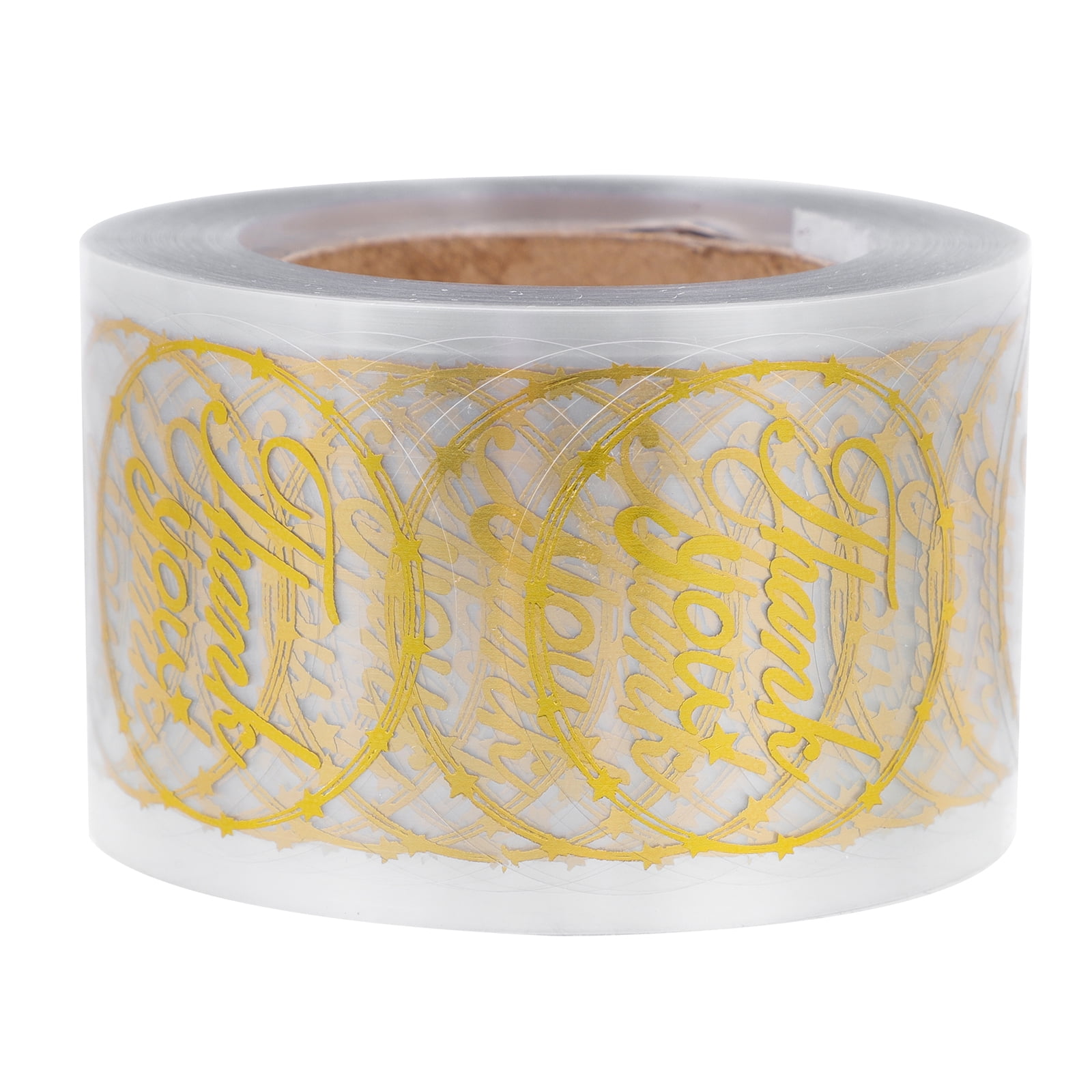 1 Roll Thank Themed Sticker Gift Sticker Selfadhesive Package Sticker