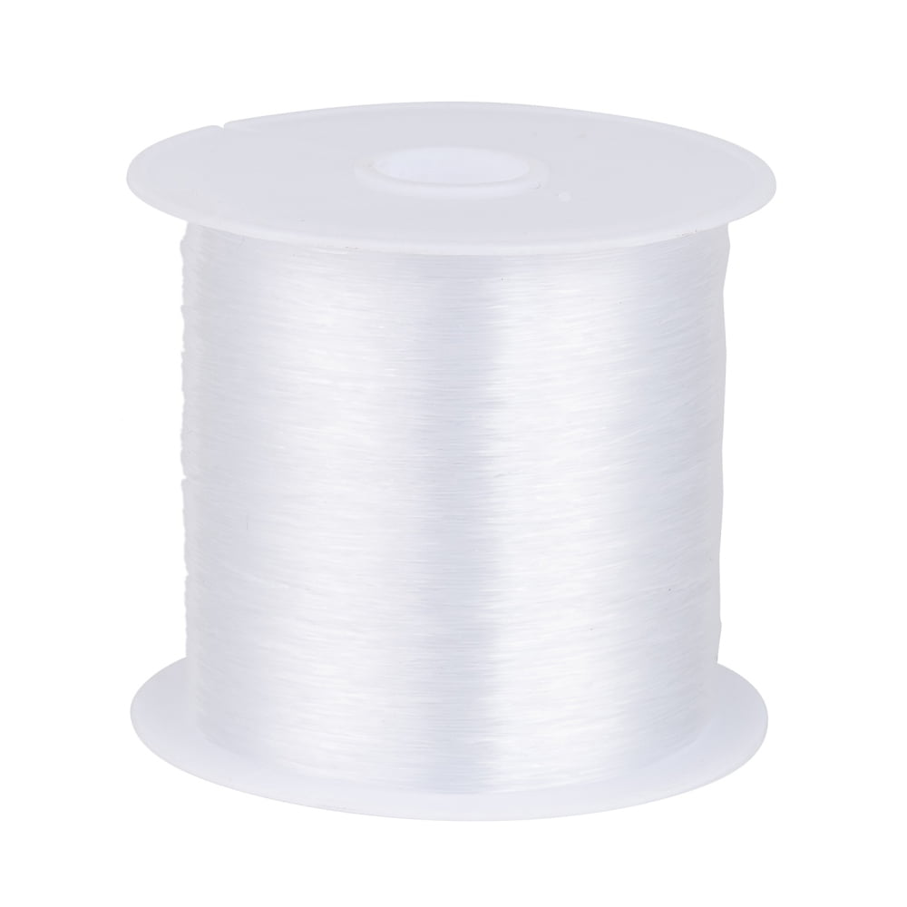 1 Roll Transparent Fishing Thread Nylon Wire Fishing Line Clear 0.25mm 109.36 yards(100m)/roll
