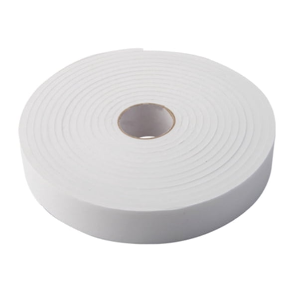1 Roll Weather Stripping,Self-Adhesive Weather Stripping Foam Tape,High Density Foam Sealing Strip,Soundproof Foam Tape,Window Insulation Weather-Proof Gasket Tape for Doors and Window,White