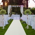 thumbnail image 1 of 1 Roll White Carpet Runner Anti-slip Aisle Rug for Wedding Ceremony 33x3ft DIY Cutting, 1 of 20