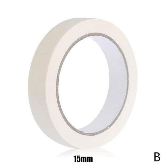 1 Roll Wide Watercolor Easy-Peel Masking Adhesive Tape Painting Textured Paper Tape Cover Glue Sketch Leave White Tool Wrinkle Paper Art Supplies DIY Painting Decorating Craft Sticky Tape K7I6
