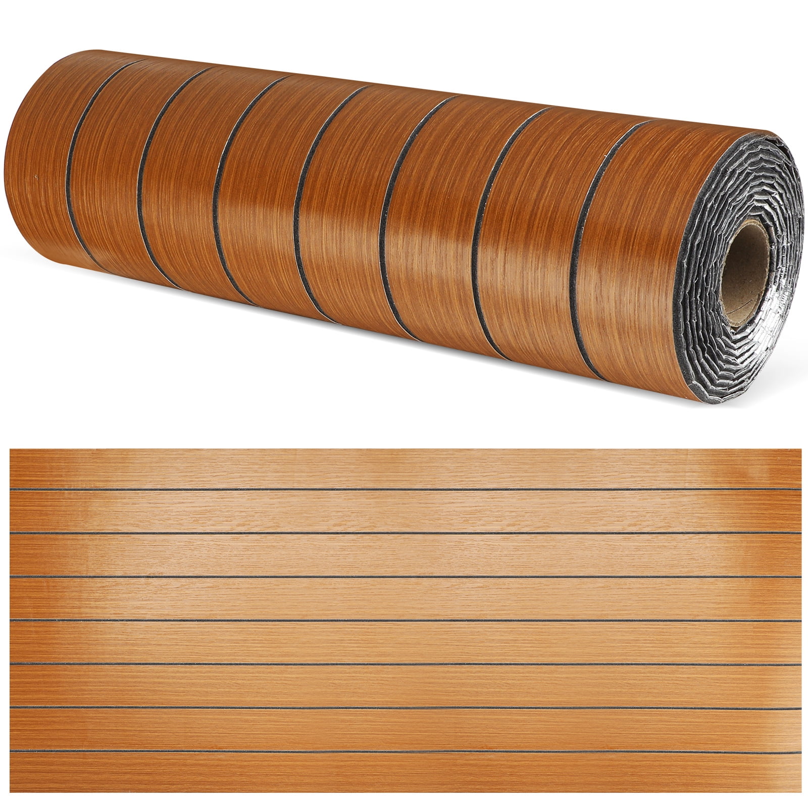 1 Roll Wood Grain Panels for Wall: 40cm x 3m 3D Faux Wood Wall Panels Accent Wallpaper for Interior Living Room Office Decor