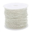 thumbnail image 1 of 1 Roll of 10 Yards O Shape Jewelry Making Chains Tail Extender Chain for DIY Necklace Bracelet 2mm Wide, 1 of 2