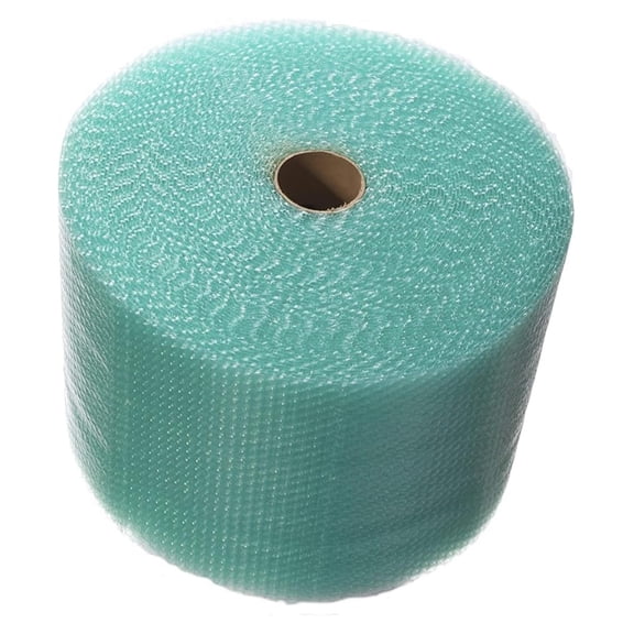 ! 1 Roll of 150' x 12" Small (3/16") Green Bubble Cushioning Wrap made from Recycled Materials 150 sq ft total
