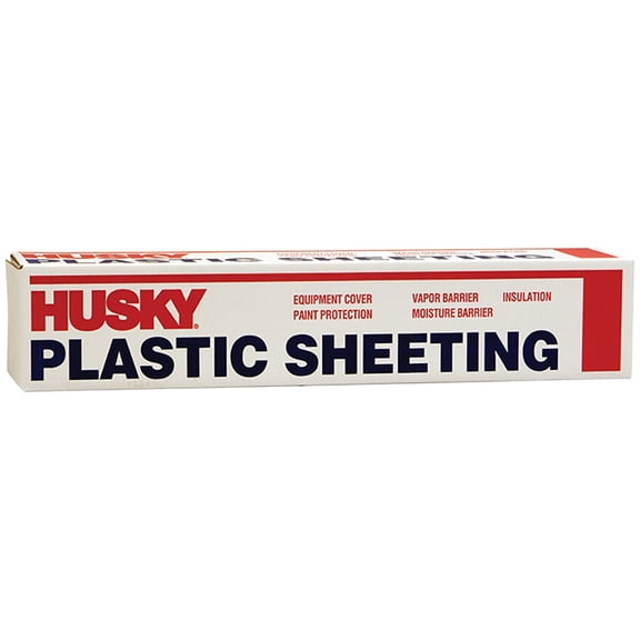 1-Roll of 20 x 200 Poly - America CF1520C Husky Clear 1.5-Mil Low Density Plastic Sheeting