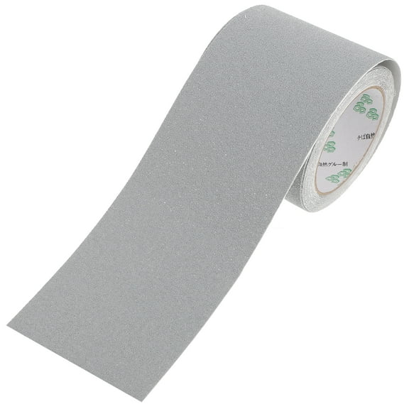 RENACLIPY Grey Adhesive Anti- Tape for Bathroom Floor, Shower, Stairs, PEVA Safety Grip Strip
