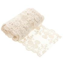TABLZONE Lace Ribbon for Sewing White Cotton Fabric Base 1 Roll