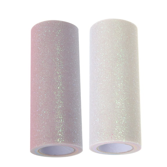 1 Roll of Cuttable Tulle Fabric Multi-function Mesh Ribbon Handcrafting Gift Tulle