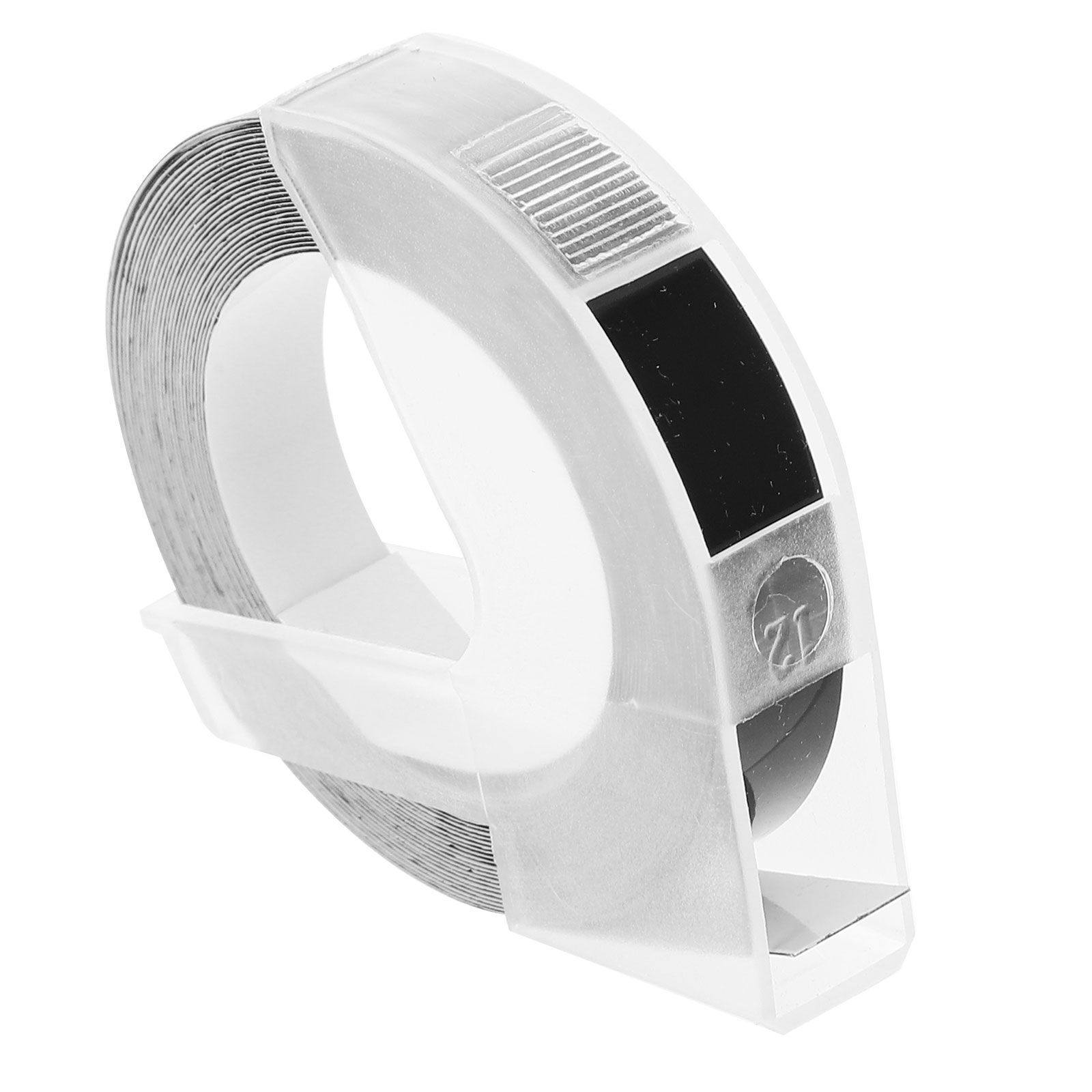 1 Roll of Embossed Labeling Tapes for Manual Label Maker Craft Art