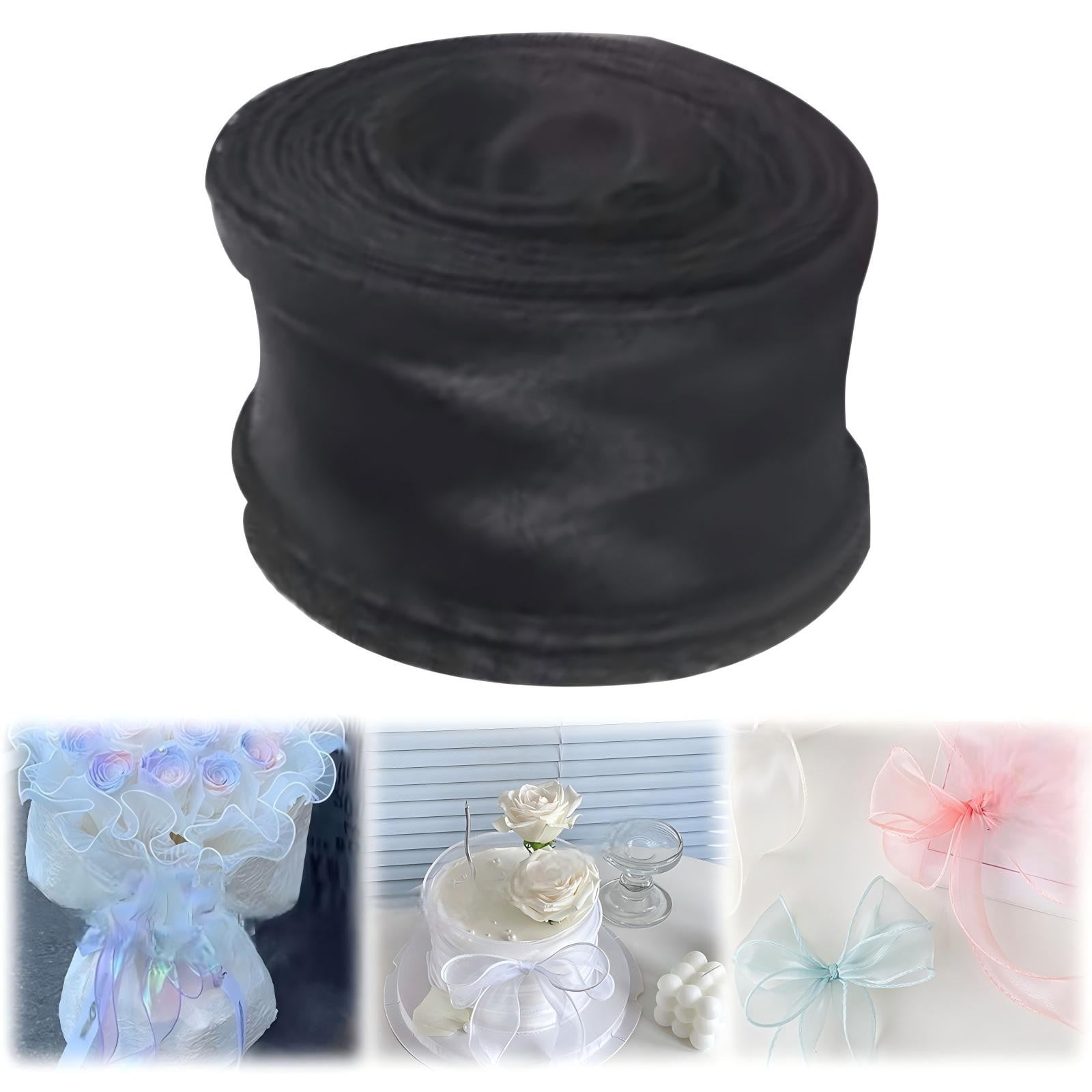 1 Roll of Iridescent Fishtail Ribbon (4Cm X 10 Yards) Ribbon 10 Yards X ...