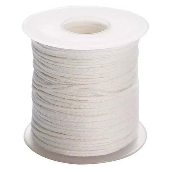 1 Roll x Braided Candle Wick-White