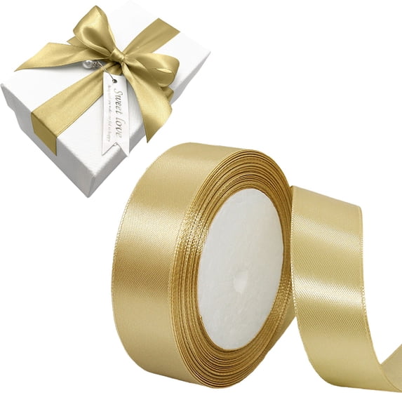 1 Rolls Satin Ribbon 1 Inch X 25 Yards,Solid Color Fabric Ribbon for Gift Wrapping,Hair Bows Making,Floral Bouquets,Wreaths,Wedding Party Decorations,Diy Handmade Trims,Satin Fabric Silk Ribbon