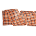thumbnail image 1 of 1 Rolls Thanksgiving Fall Wired Edge Plaids Ribbon Autumn 2.5 Inch Plaids Ribbon Farmhouse Craft Ribbon for DIY Gift Wrapping Wreath Tree Bow Decoration10 Yards, 1 of 11