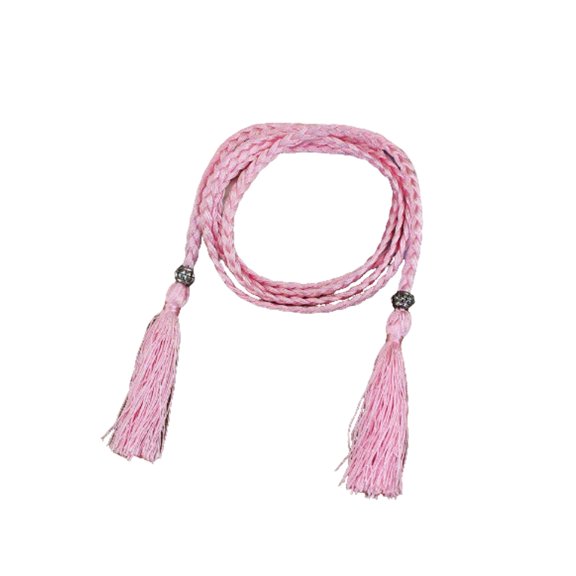 1 Rope 1Pc Women Tassel Belt Woven Knot Decor Waist Rope Tie Waistband