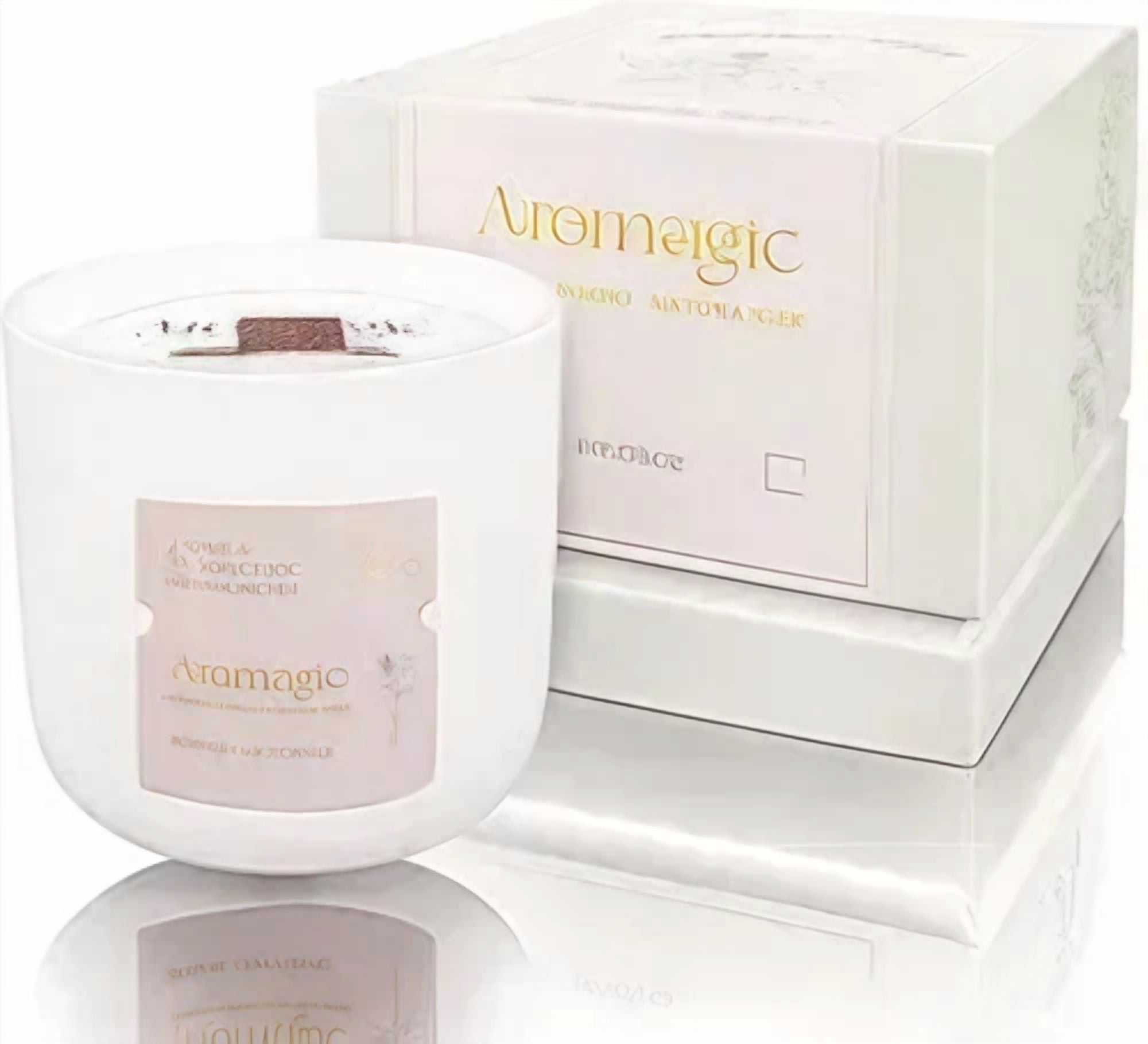 1*Rose Scented Candles In Pink Jar - Ideal Gift For Father'S Day & Anniversaries