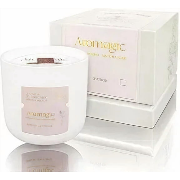 1*Rose Scented Candles In Pink Jar - Ideal Gift For Father'S Day & Anniversaries