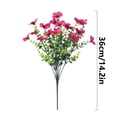 thumbnail image 1 of 1* (Rose and Violet) Artificial Bouquet Clearance! Artificial Flower Colorful Flower Decorative Bouquet for Floral Wreaths Home Garden Wedding Decor, 1 of 8