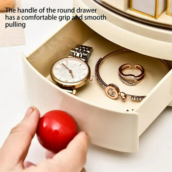 1 * Rotating makeup organizer-As Shown
