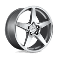 thumbnail image 1 of 1 Rotiform 18X8.5 5X112 +30 R147 WGR GLOSS SILVER Wheel Rim, 1 of 1