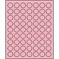 thumbnail image 1 of 1" Round Pastel Pink Labels for Laser Printers, Inkjet Printers or Copier Machines. (GLC100PP), 1 of 1