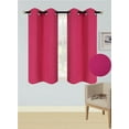 thumbnail image 1 of 1 SET 100% BLACKOUT INSULATE THERMAL SHORT PANELS WINDOW CURTAIN IN 36" 54" 63"L, 1 of 6